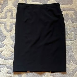 BCBG Maxazria black suiting pencil skirt